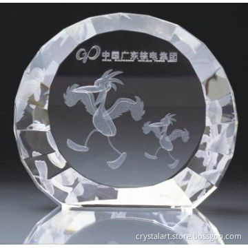 crystal plaque